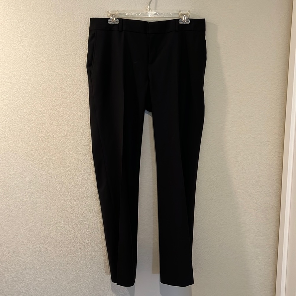 Black Banana Republic Wool-Blend Trouser Pants Martin Fit